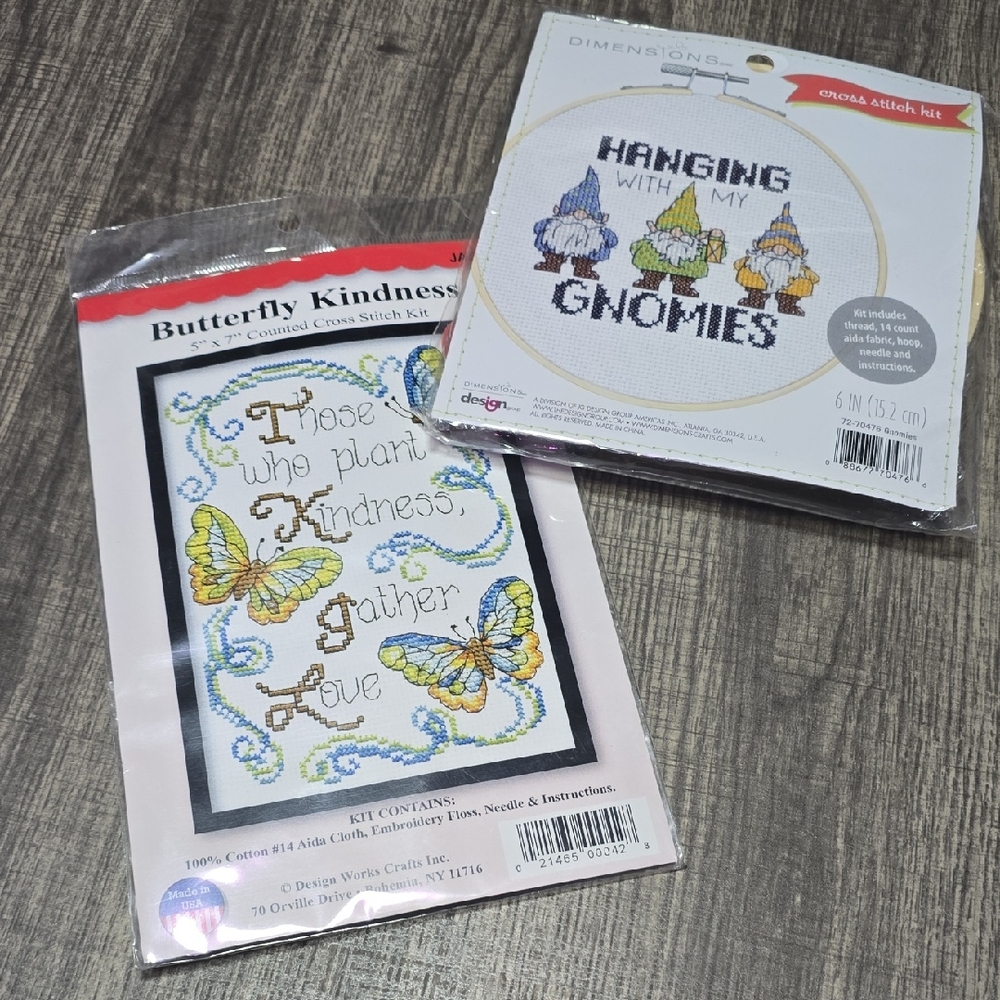 2 Pack Cross Stitch Kits